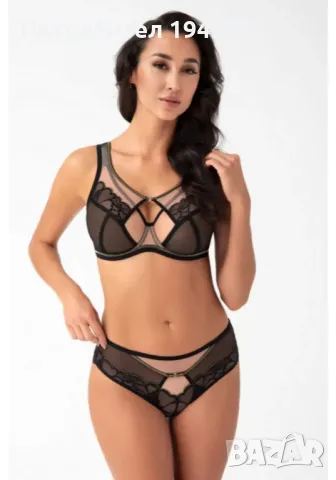 Бразилиани в черен цвят K760 SAANVI Gorsenia