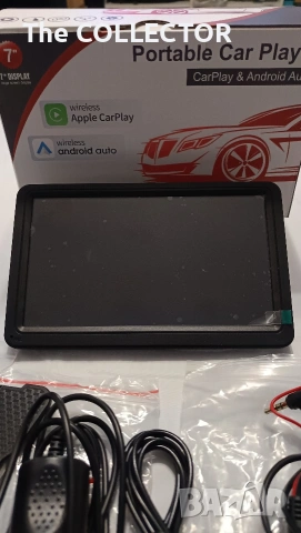 Преносим автомобилен мултимедиен плейър – CarPlay & Android Auto (7")