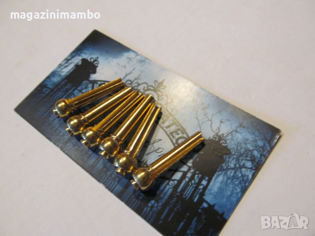 Месингови пинове за акустична китара, снимка 3 - Китари - 44036766