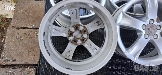 4бр. ляти джанти 6.5J16 ET43. Ronal. 5x100 мм. 57.1 мм среден отвор. OEM 6L0601025M...., снимка 8 - Гуми и джанти - 50922050