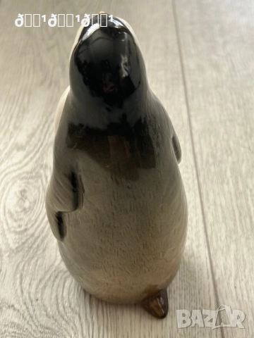 Старинен съветски порцеланов пингвин ЛФЗ , снимка 3 - Антикварни и старинни предмети - 52837190