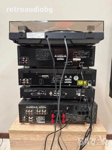 🔊ТОП ЦЕНА - Ретро аудио система сет PIONEER - усилвател + дек + cd + тунер + грамофон + колони🔊, снимка 7 - Аудиосистеми - 52586439