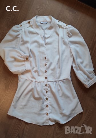 Бяла елегантна риза 