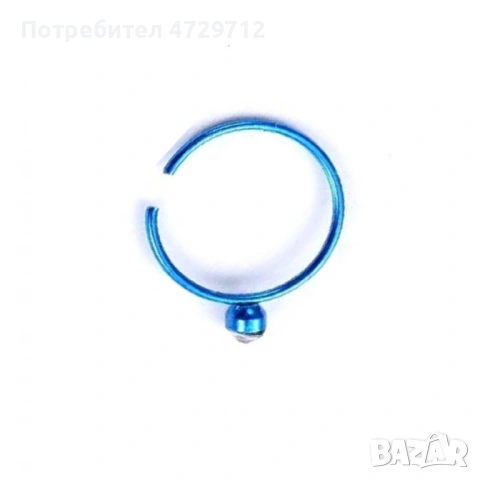 Бързо сваляща се обица за нос устни пъп вежда, снимка 17 - Обеци - 53498308