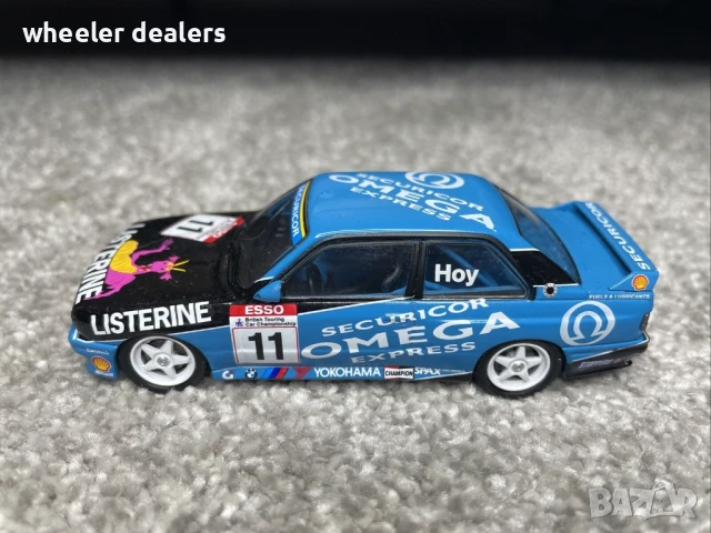 Метална количка Atlas BMW M3 E30 1/43, снимка 2 - Колекции - 50835720