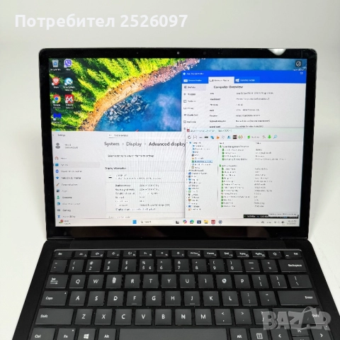 Microsoft Surface 3/13.5” 2.2k Touch/i5-1035G7/8GB DDR4/256GB, снимка 10 - Лаптопи за работа - 51615383