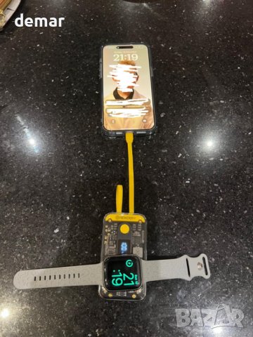 NEWDERY Power Bank за Apple Watch 9/Ultra и iРhone 10000mAh, 22.5W, снимка 8 - Външни батерии - 43217517