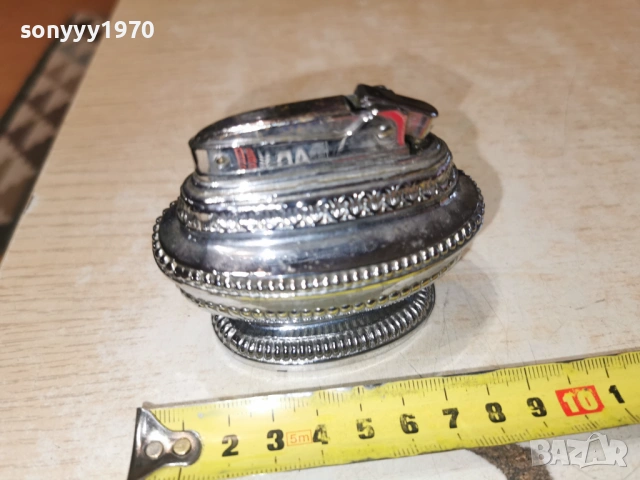 МЕТАЛНА МАСИВНА ЗАПАЛКА ОТ ГЕРМАНИЯ 1502261808LCHERY1, снимка 7 - Антикварни и старинни предмети - 53486826