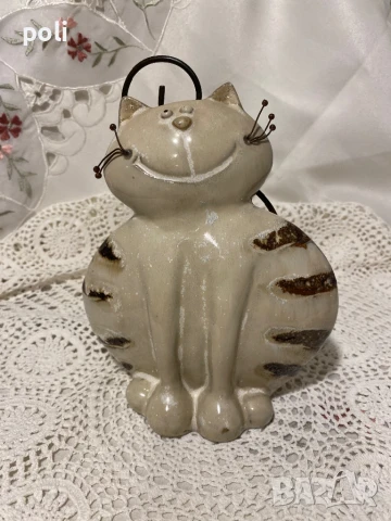 керамична статуетка котка 