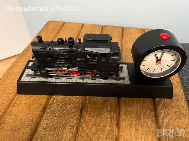 Стар аналогов часовник с влак, снимка 8 - Колекции - 48561272