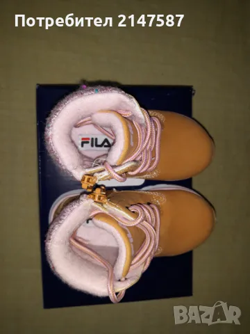 Детски зимни обувки Fila , снимка 5 - Детски боти и ботуши - 48715250