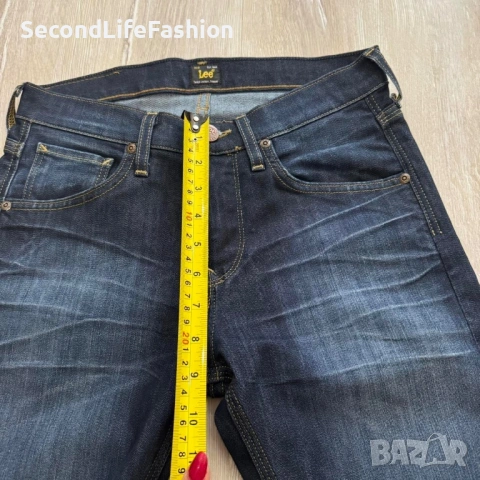 Мъжки дънки Lee Luke тъмно сини размер 27/32, снимка 4 - Дънки - 53117669