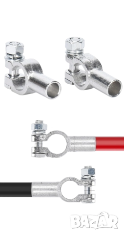 Клеми за EU акумулатор от месинг, никелирани за 25, 35, 50мм² кабел, снимка 7 - Аксесоари и консумативи - 52786726