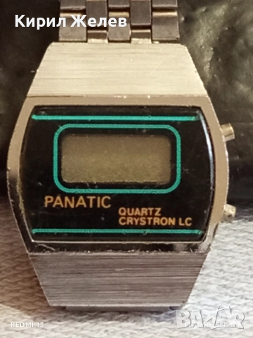 Ретро електронен часовник дамски PANATIC ANTI-MAGNETIC рядък за КОЛЕКЦИЯ 51479, снимка 3 - Антикварни и старинни предмети - 52375103