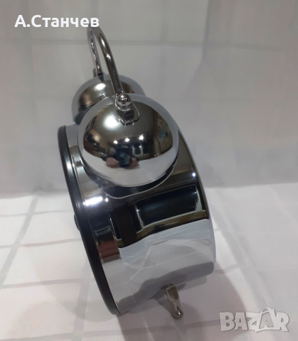 Часовник будилник с лампичка и фосфорни цифри, снимка 4 - Декорация за дома - 53225737