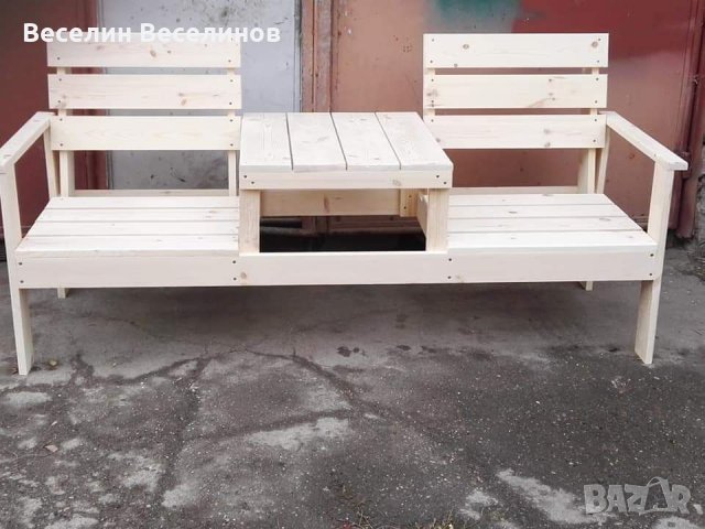 Пейка с масичка, снимка 7 - Градински мебели, декорация  - 26545379