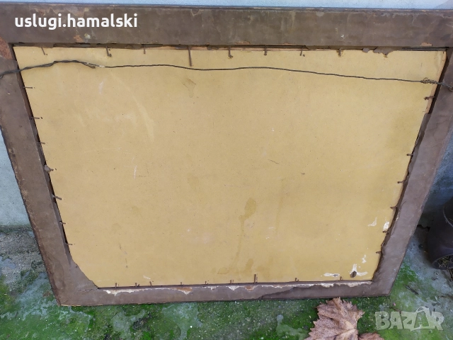 Стара картина, снимка 8 - Антикварни и старинни предмети - 52637192