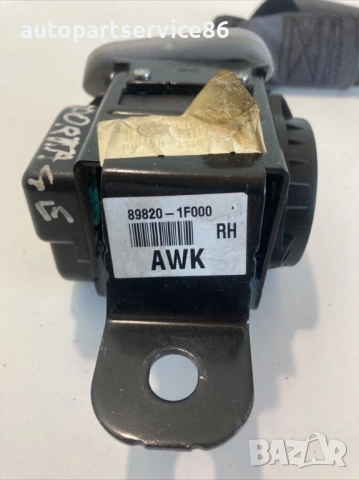 Заден десен колан за седалка за KIA Sportage 2.0 CRDi (2009) 89820-1F000, снимка 2 - Части - 53426121