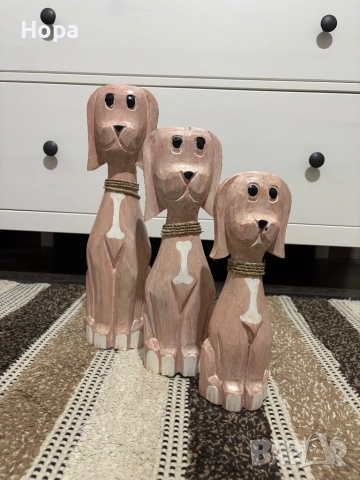 Куче от дърво, снимка 2 - Статуетки - 52679883