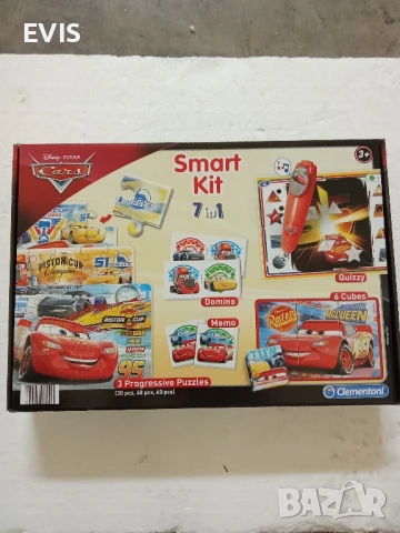Disney Pixar Cars Smart Kit 7 в 1 – Комплект за Малки Гонки! 