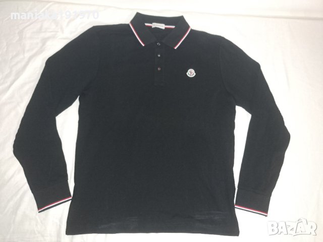 Moncler Maglia Polo Manica Lunga (М) мъжка блуза, снимка 2 - Блузи - 43237214
