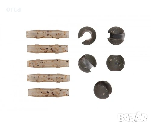 Волфрамов комплект Fox Edges Tubing Tungsten Heli Bead 5 броя