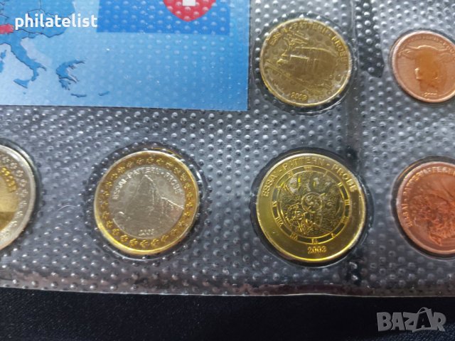 Пробен Евро сет - Швейцария 2003, снимка 3 - Нумизматика и бонистика - 43187738