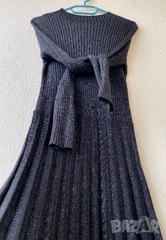 Нова рокля метализирана плетиво - М/Л, снимка 6 - Рокли - 35924007