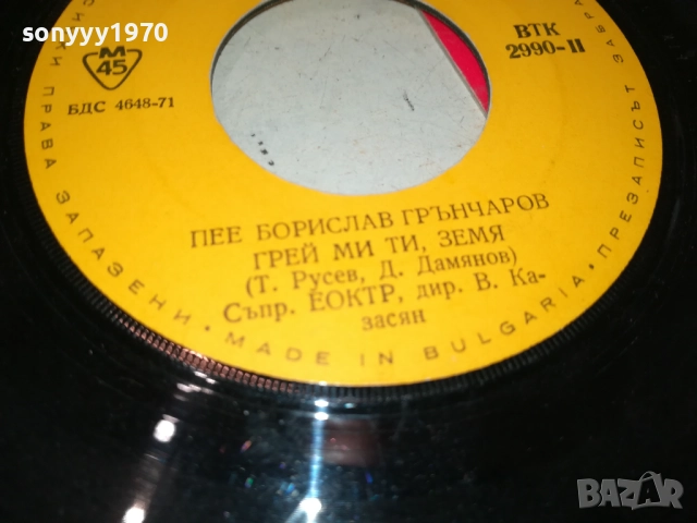БОРИСЛАВ ГРЪНЧАРОВ-МАЛКА ПЛОЧА 2110251717, снимка 13 - Грамофонни плочи - 52133403