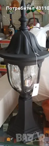 Алуминиева градинска лампа тип фенер