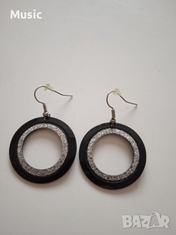 Кръгли дамски обеци 