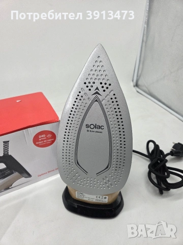 Чисто нова парна ютия Solac Optima Shine 3200., снимка 3 - Ютии - 53378916