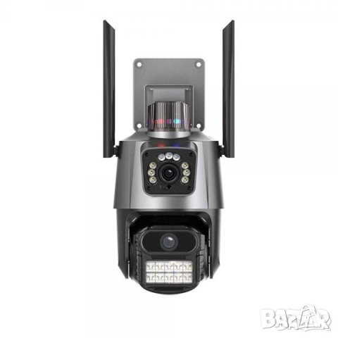 x6 ZOOM PTZ Двойна IP камера P-11 С ДВЕ АНТЕНИ цветно нощно виждане WIFI, ICSEE, снимка 3 - IP камери - 43813827