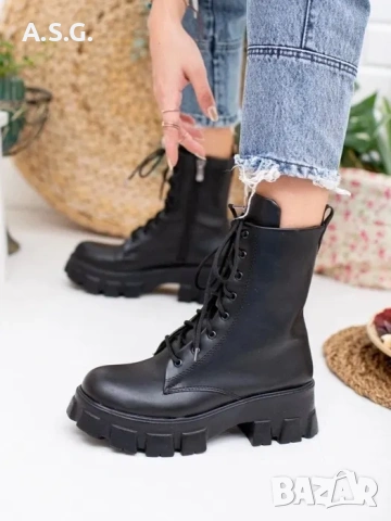 Дамски зимни боти, снимка 2 - Дамски боти - 53045279