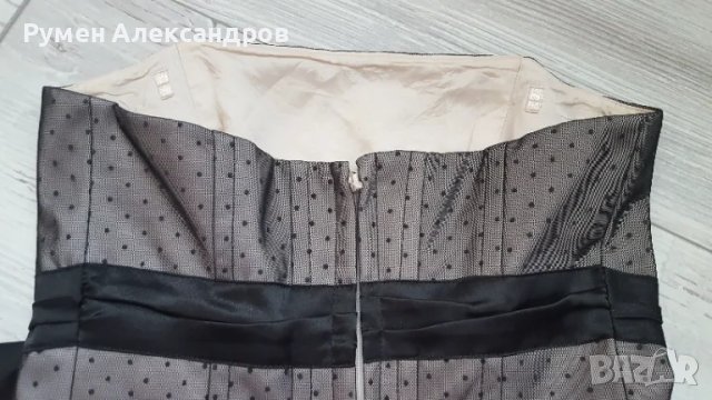 Черно дантелено бюстие размер XS, снимка 8 - Корсети, бюстиета, топове - 50159327