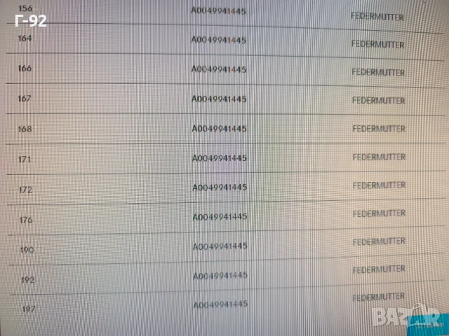 A0049941445**NEU**НОВА ОРИГИНАЛНА ЧАСТ**Mercedes-Benz**ГАЙКА СПЕЦИАЛНА**, снимка 5 - Части - 50536449