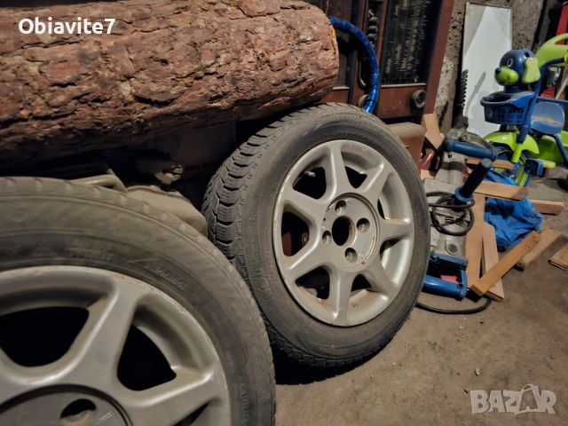 Продавам комплект от 4 лети джанти за кола 13', снимка 9 - Гуми и джанти - 53223455