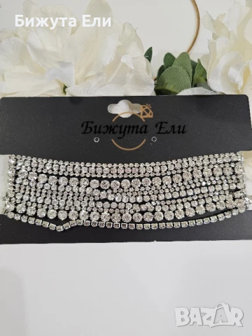 Колие- чокър 087, снимка 3 - Колиета, медальони, синджири - 50800441