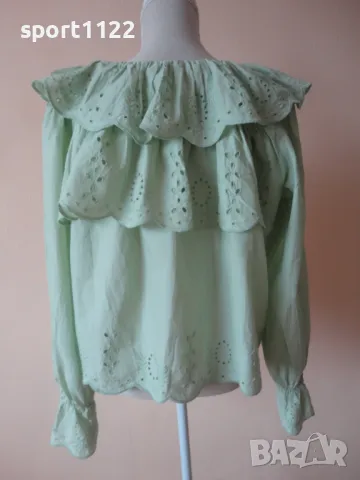 100% памук/S-M/дамска блуза, снимка 5 - Блузи с дълъг ръкав и пуловери - 49261679