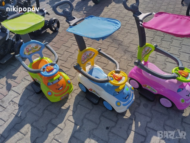 MONI Кола за бутане с дръжка SMILE, снимка 5 - Коли, камиони, мотори, писти - 53564915