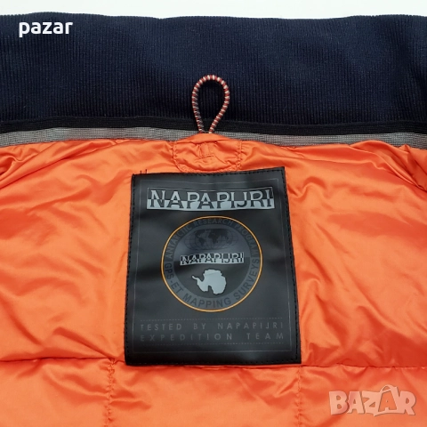 NAPAPIJRI Оригинално Мъжко Пухено Яке Естествен Пух Като Ново S-M, снимка 7 - Якета - 52341491