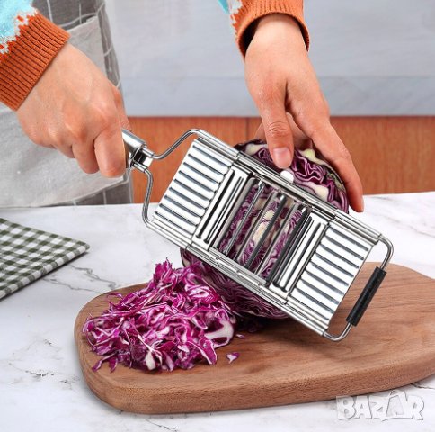👨‍🍳 Кухненски инструмент за ренде с дръжка и три приставки, снимка 4 - Аксесоари за кухня - 43202865