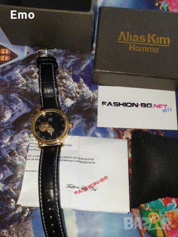 Часовник Alias kim homme, снимка 2 - Мъжки - 28356032