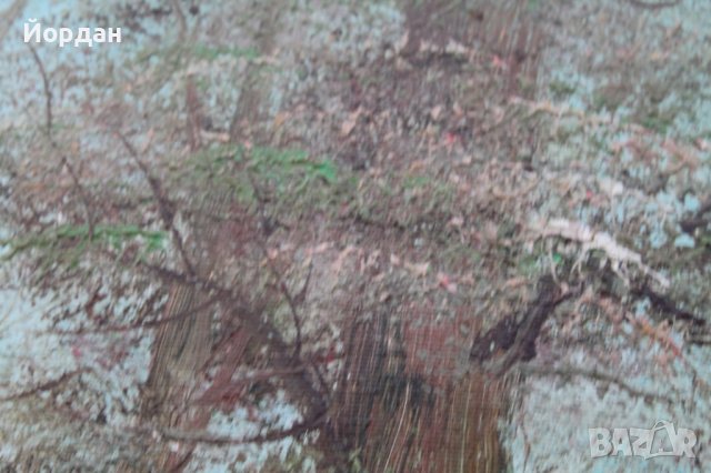 Картина масло върху шперплат, снимка 3 - Антикварни и старинни предмети - 43367117