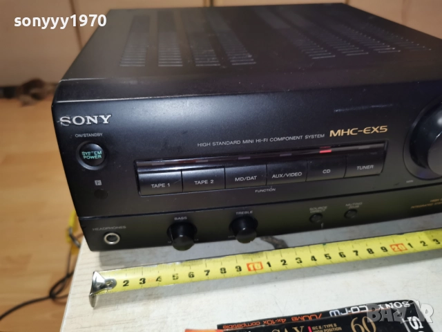 SONY TA-EX5 STEREO AMPLIFIER MADE IN JAPAN 1412252048, снимка 8 - Ресийвъри, усилватели, смесителни пултове - 52794548