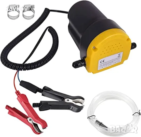 LEMOTO Дизелова помпа Трансферна помпа 12V 80W Електрическа помпа за смяна на маслото