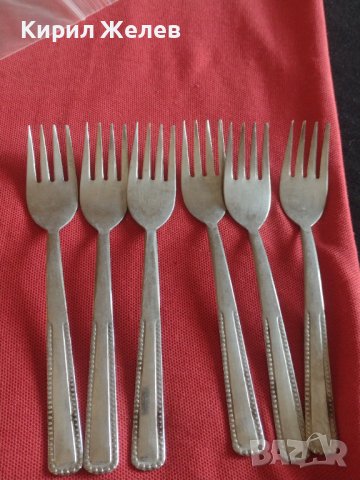 Лот комплект вилици за десерт 6 броя от соца за КОЛЕКЦИЯ ДЕКОРАЦИЯ 42134