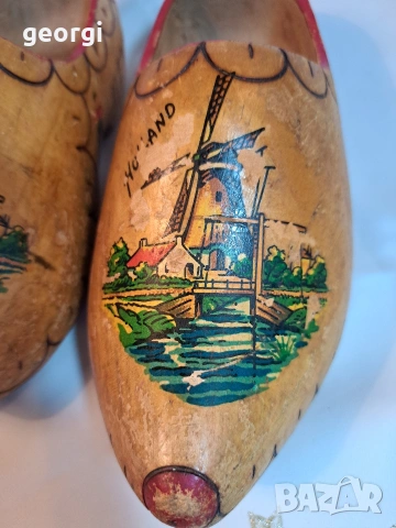 винтидж холандски дървени обувки сабо 32/2, снимка 3 - Антикварни и старинни предмети - 53081878