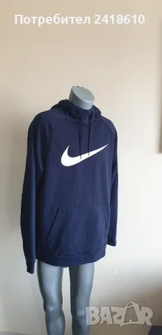 Nike Swoosh Hoodie Mens Size M / L  ОРИГИНАЛ! Мъжки Суитшърт!, снимка 2 - Спортни дрехи, екипи - 49213583