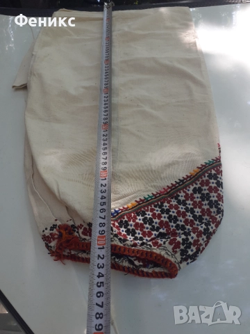 Стари дамски кенарени гащи от чеиз за народна носия, снимка 6 - Антикварни и старинни предмети - 51487619